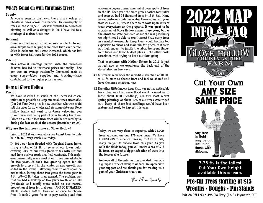 Glove Hollow Cut Your Own Christmas Tree Central NH